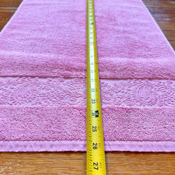 Vintage Callaway Pink Hand Towel – 16” x 26” All Cotton, Made in USA - Picture 10 of 11